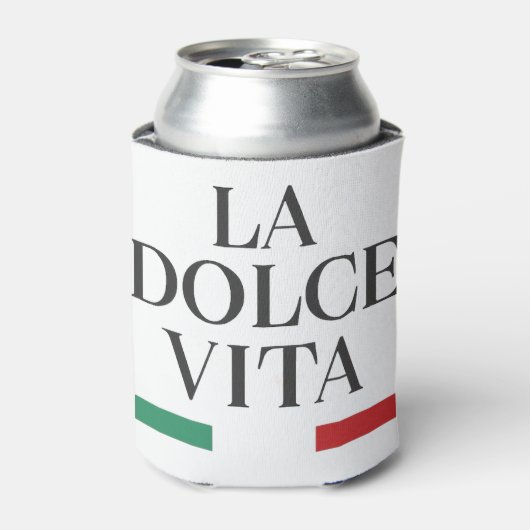 Rafraîchisseur Pour Canette La Dolce Vita Can Cooler - Références Italiennes (Can devant)