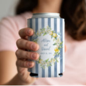 Rafraîchisseur Pour Canette La Dolce Vita Lemon Floral Mariage Can Cooler