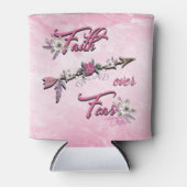 Rafraîchisseur Pour Canette La foi sur la peur peut refroidir (Devant)