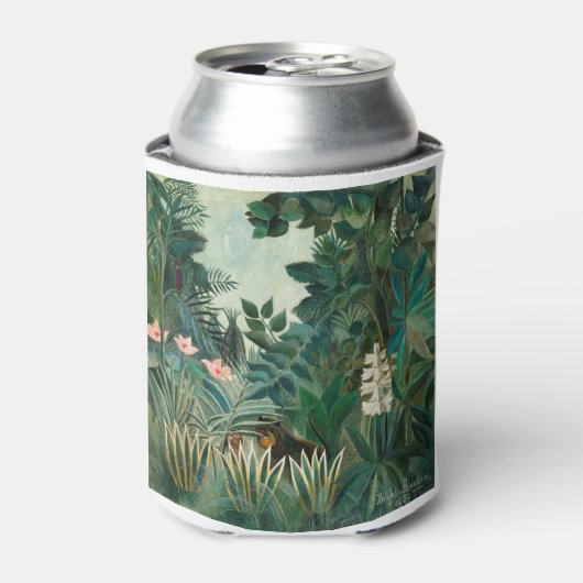 Rafraîchisseur Pour Canette La Jungle équatoriale (1909) par Henri Rousseau. (Can devant)