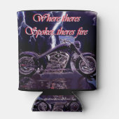 Rafraîchisseur Pour Canette "Là où il y a des coups de feu" (Dos)