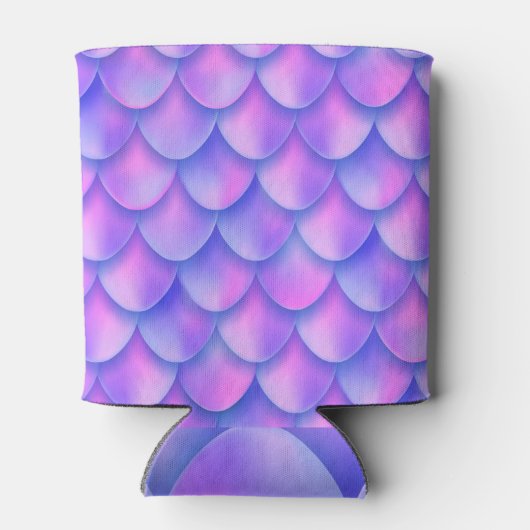 Rafraîchisseur Pour Canette La queue de sirène holographique, une texture de f (Dos)