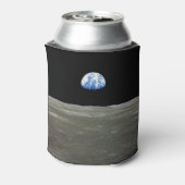 Rafraîchisseur Pour Canette La Terre de Lune dans l'espace noir (Can Dos)