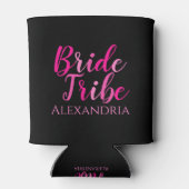 Rafraîchisseur Pour Canette La Tribu de la Mariée Rose Chaud Noir (Dos)