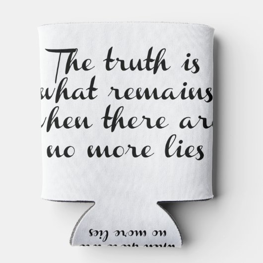 Rafraîchisseur Pour Canette La vérité reste (Dos)