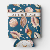 Rafraîchisseur Pour Canette La vie est meilleure à la plage / Coquillages mari (Dos)