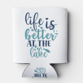 Rafraîchisseur Pour Canette La vie est meilleure au lac (Dos)