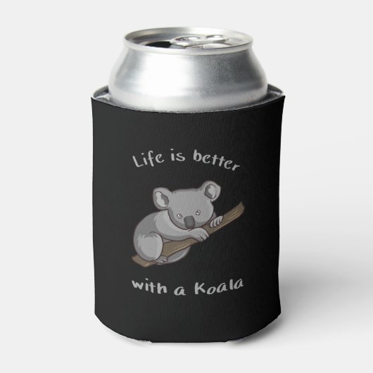 Rafraîchisseur Pour Canette La Vie Est Meilleure Avec Koala (Can devant)