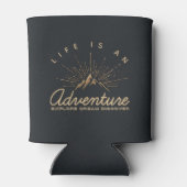 Rafraîchisseur Pour Canette La vie est une aventure Explore Dream Découvrir (Dos)