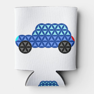 Rafraîchisseur Pour Canette La Voiture De Vie - Formes Sacrées B1, Bleu.