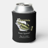 Rafraîchisseur Pour Canette Lac / Date Wisconsin Bass Opener Dark (Can Dos)