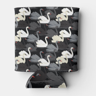 Rafraîchisseur Pour Canette Lac Swan vintage : Motif Monotone.