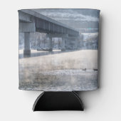 Rafraîchisseur Pour Canette Lac Taneycomo Foggy Winter Fishing (Devant)