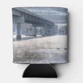 Rafraîchisseur Pour Canette Lac Taneycomo Foggy Winter Fishing (Dos)