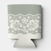 Rafraîchisseur Pour Canette Lace pattern, flower vintage (Dos)