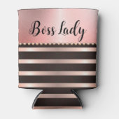 Rafraîchisseur Pour Canette Lady Boss Rose Épais (Devant)