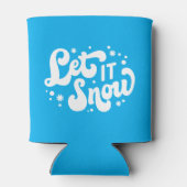 Rafraîchisseur Pour Canette Laisser neiger hiver design (Dos)