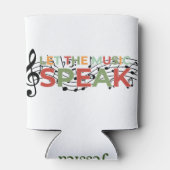 Rafraîchisseur Pour Canette Laissez La Musique Parler, Notes Musicales (Dos)