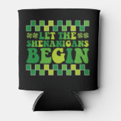 Rafraîchisseur Pour Canette Laissez Les Shenanigans Commencer Irish Super Retr (Devant)