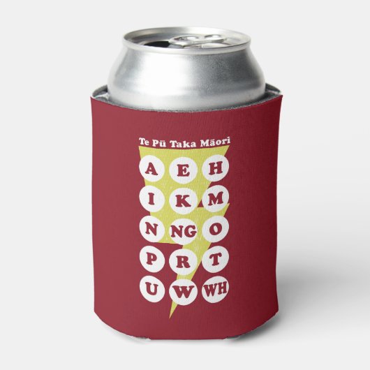 Rafraîchisseur Pour Canette L'alphabet maori Pu Taka (Can devant)