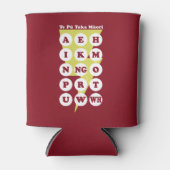 Rafraîchisseur Pour Canette L'alphabet maori Pu Taka (Devant)