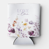 Rafraîchisseur Pour Canette L'amour en fleur Floral Can Cooler (Devant)