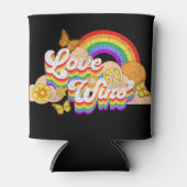 Rafraîchisseur Pour Canette L'amour gagne la conception du texte (Devant)