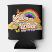 Rafraîchisseur Pour Canette L'amour gagne la conception du texte (Dos)