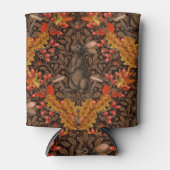 Rafraîchisseur Pour Canette Lapin d'automne sur brun (Devant)