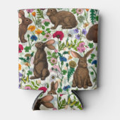 Rafraîchisseur Pour Canette Lapins et la flore boisée peuvent refroidir (Devant)