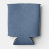 Rafraîchisseur Pour Canette L'apparence de Snuggly Slate Blue Suede Texture (Devant)