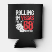 Rafraîchisseur Pour Canette Las Vegas 68e Birthday Party (Devant)