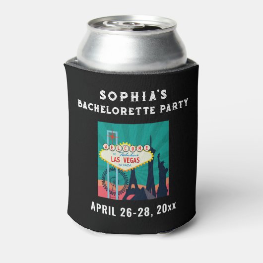 Rafraîchisseur Pour Canette Las Vegas Bacherolette Party Mariage Faveur (Can Dos)