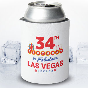 Rafraîchisseur Pour Canette Las Vegas Birthday Party