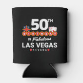 Rafraîchisseur Pour Canette Las Vegas Birthday Party (Dos)