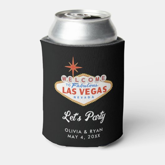 Rafraîchisseur Pour Canette Las Vegas Mariage Pool Day Favoriser (Can Dos)