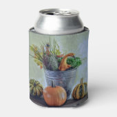 Rafraîchisseur Pour Canette L'automne encore la vie avec citrouilles, fleurs