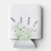 Rafraîchisseur Pour Canette Lavande florale Aquarelle Nature Mariage unique (Dos)