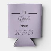 Rafraîchisseur Pour Canette Lavender Bride Wedding Can Cooler (Devant)