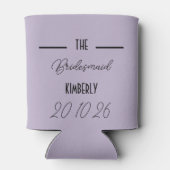 Rafraîchisseur Pour Canette Lavender Bridesmaid Wedding Can Cooler (Dos)