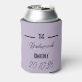 Rafraîchisseur Pour Canette Lavender Bridesmaid Wedding Can Cooler (Can Dos)