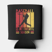 Rafraîchisseur Pour Canette Le Baseball Est Ma Saison Préférée (Dos)