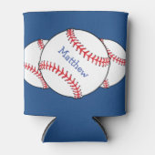 Rafraîchisseur Pour Canette Le baseball patriotique peut se refroidir (Devant)