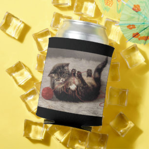 Rafraîchisseur Pour Canette Le berceau de chat, un chat qui joue à la balle de