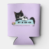 Rafraîchisseur Pour Canette Le bol de Tuxedo Cat Dog (Devant)