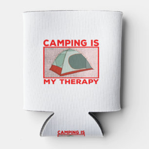 Rafraîchisseur Pour Canette Le camping est ma thérapie