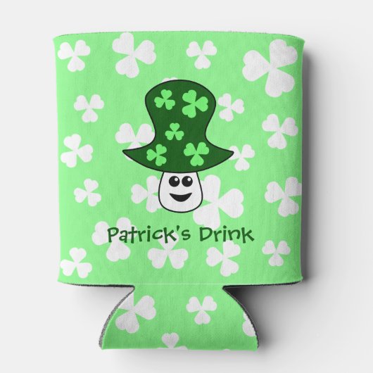 Rafraîchisseur Pour Canette Le champignon St. Patrick's peut refroidir (Dos)