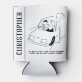 Rafraîchisseur Pour Canette Le conducteur dit du fromage en passant une caméra (Devant)