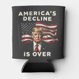Rafraîchisseur Pour Canette Le déclin de l'Amérique sur Trump Patriotique Amér