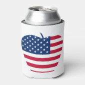 Rafraîchisseur Pour Canette Le drapeau américain Big Apple NYC (Can devant)